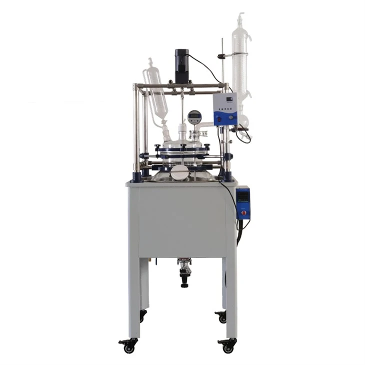 50L Single Layer Glass Reactor best